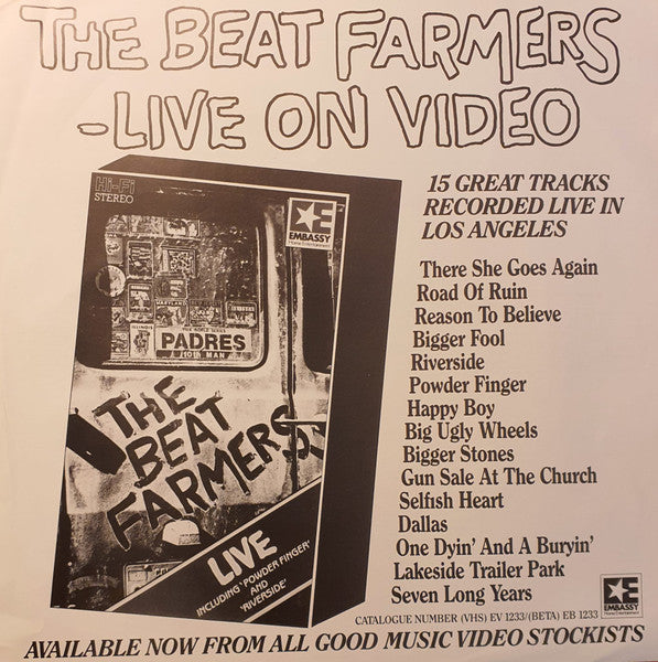 The Beat Farmers : Van Go (LP, Album)