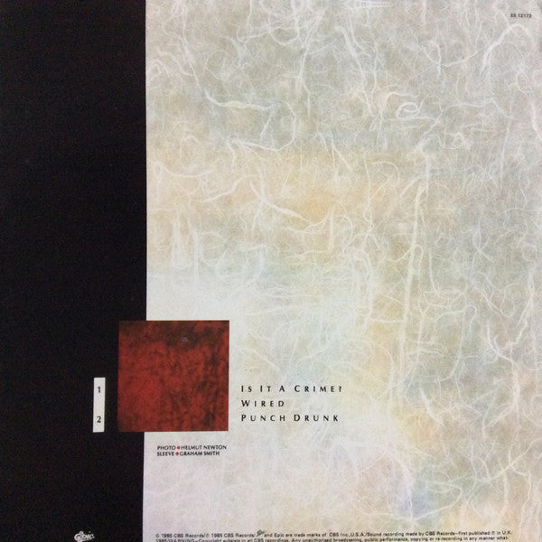 Sade : Is It A Crime? (12", Single)