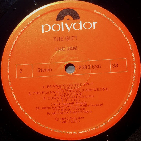 The Jam : The Gift (LP, Album)