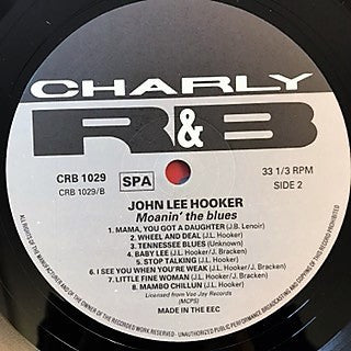 John Lee Hooker : Moanin' The Blues (LP, Comp)