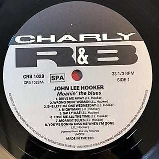 John Lee Hooker : Moanin' The Blues (LP, Comp)