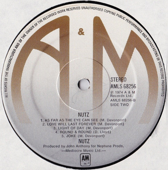 Nutz : Nutz (LP, Album)