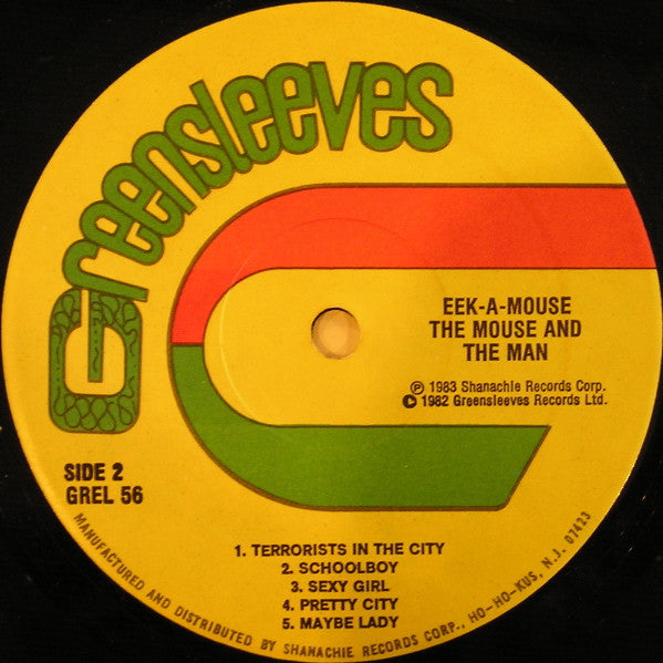 Eek-A-Mouse : The Mouse & The Man (LP, Album)