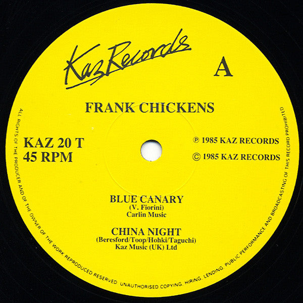 Frank Chickens : Blue Canary (12")