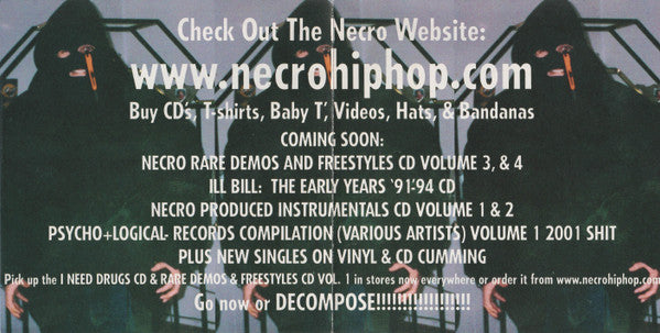 Necro : Rare Demos And Freestyles, Vol. 2 (CD, Comp)