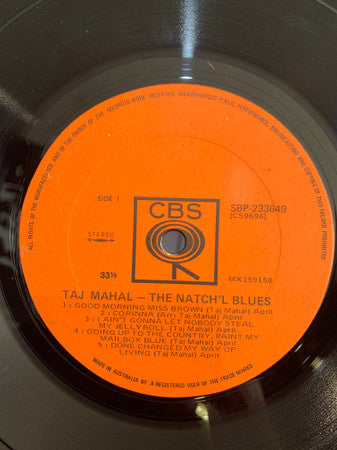 Taj Mahal : The Natch'l Blues (LP, Album)