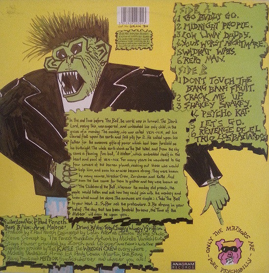 The Meteors (2) : Don't Touch The Bang Bang Fruit (LP, Album)