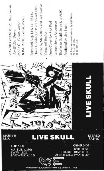 Live Skull : Live Skull (Cass, EP)