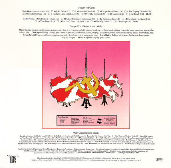 Negativland : Escape From Noise (LP, Album)
