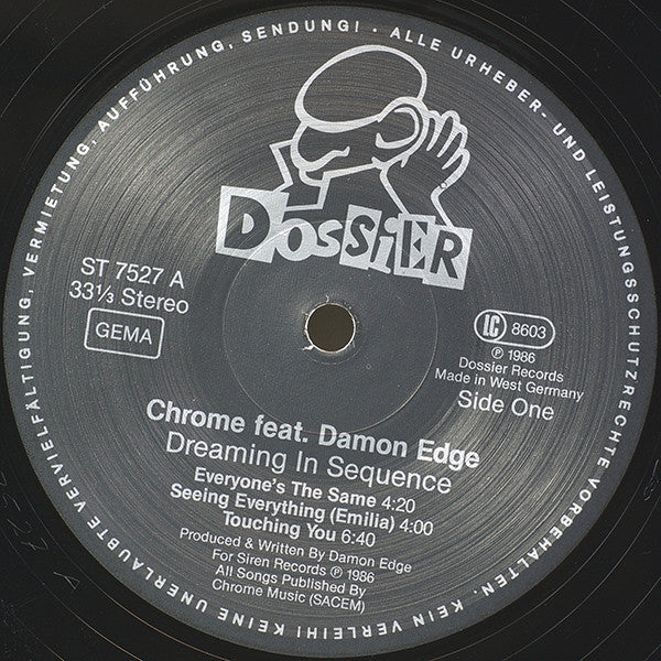 Chrome (8) Featuring Damon Edge : Dreaming In Sequence (LP)