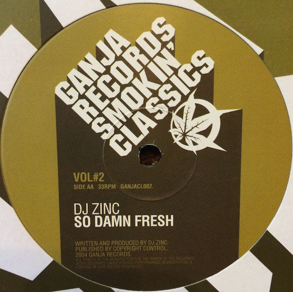 DJ Zinc : Super Sharp Shooter / So Damn Fresh (12", RP)