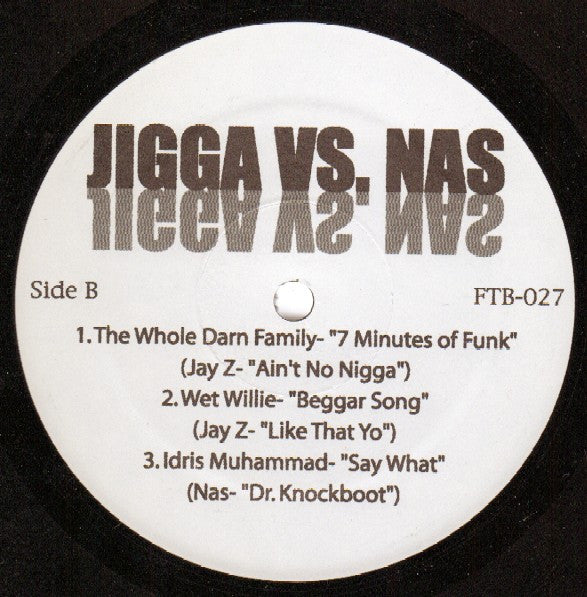 Various : Jigga Vs Nas (2xLP, Comp, Unofficial)