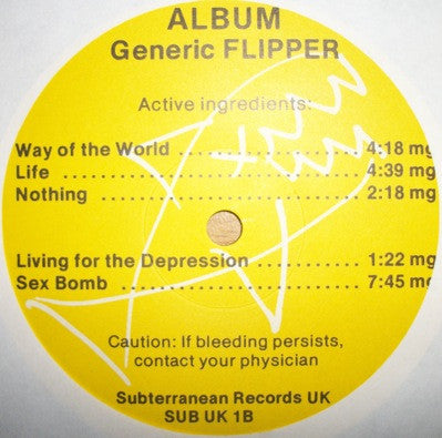 Flipper : Album Generic Flipper (LP, Album)