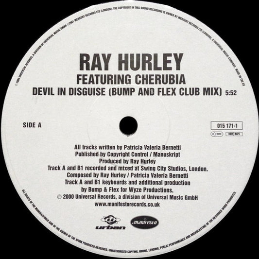 Ray Hurley Featuring Cherubia : Devil In Disguise (12")