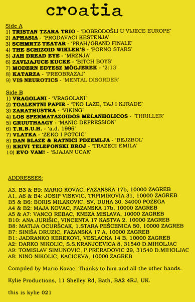 Various : Croatia (Cass, Comp)