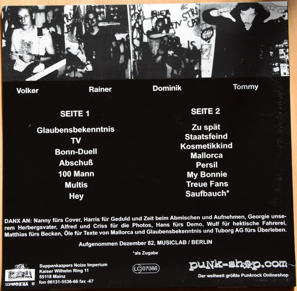 Canal Terror : Zu Spät (LP, Album, RE)