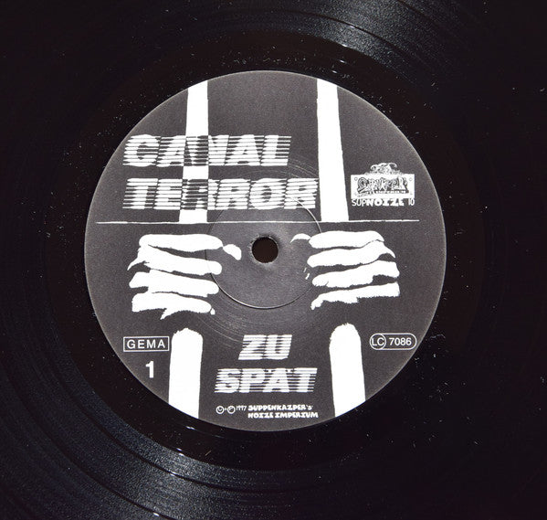 Canal Terror : Zu Spät (LP, Album, RE)