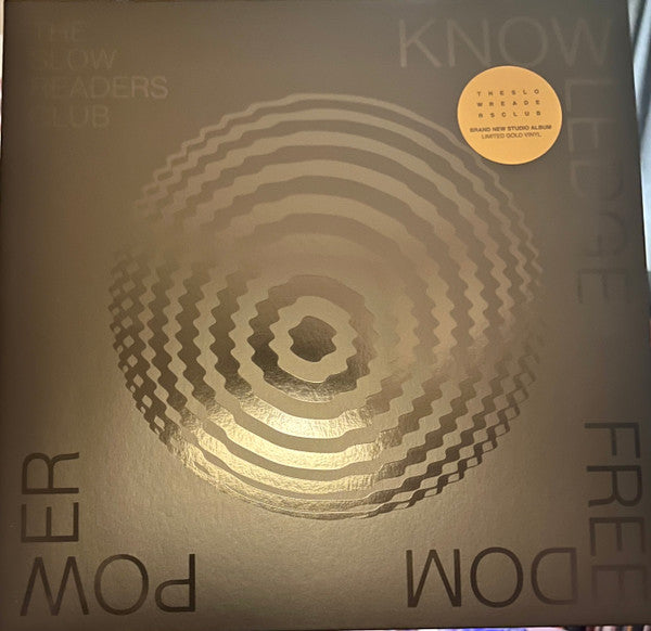 The Slow Readers Club : Knowledge Freedom Power (LP, Ltd, S/Edition, Gol)