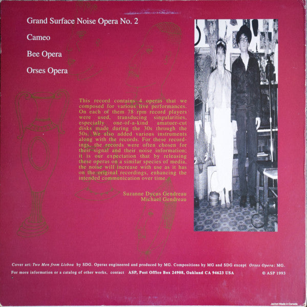 Crawling With Tarts : Operas (LP)