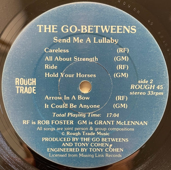 The Go-Betweens : Send Me A Lullaby (LP, Album, RE, Lyn)