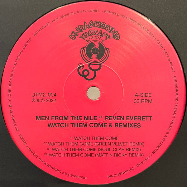 Men From The Nile Ft. Peven Everett : Watch Them Come & Remixes (12")