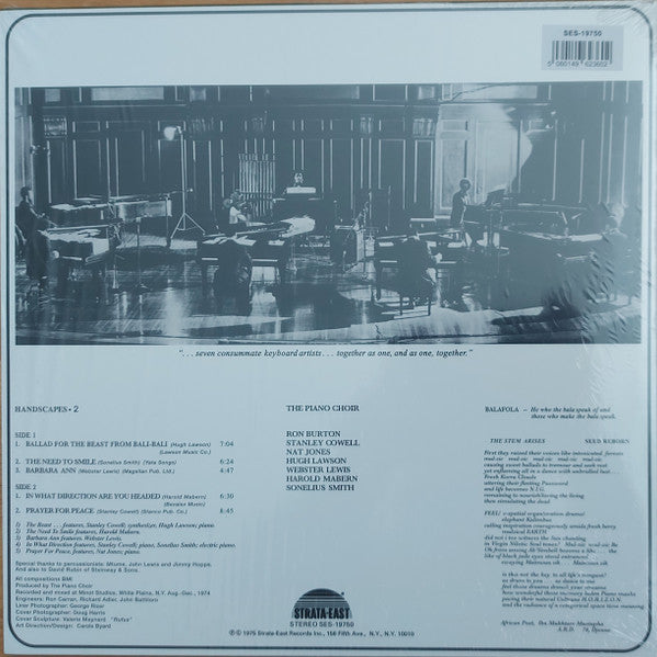 The Piano Choir : Handscapes 2 (LP, Album, Ltd, RE, RM, 180)