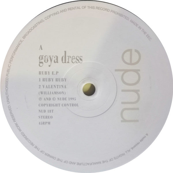 Goya Dress : Ruby EP (12", EP, Ltd)