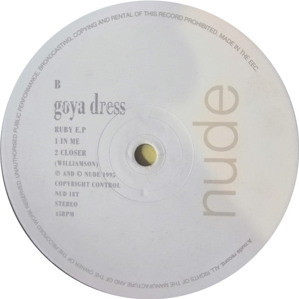 Goya Dress : Ruby EP (12", EP, Ltd)