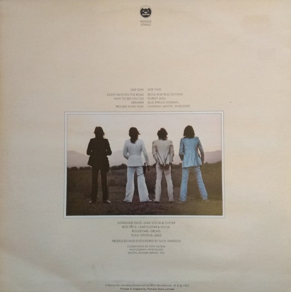 Foghat : Rock And Roll Outlaws (LP, Album)