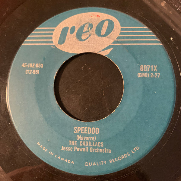 The Cadillacs : Speedo / Let Me Explain (7", Single)
