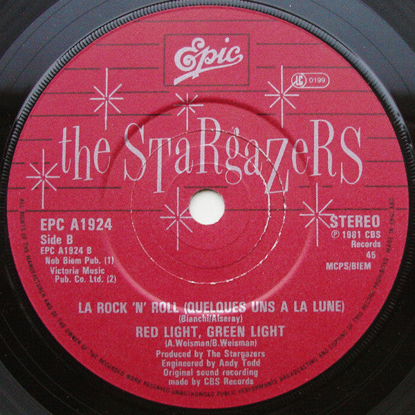 The Stargazers (2) : Groove Baby Groove (7", EP, Pap)