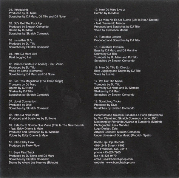 Skratch Comando : Incredible DJ's (CD, Album)