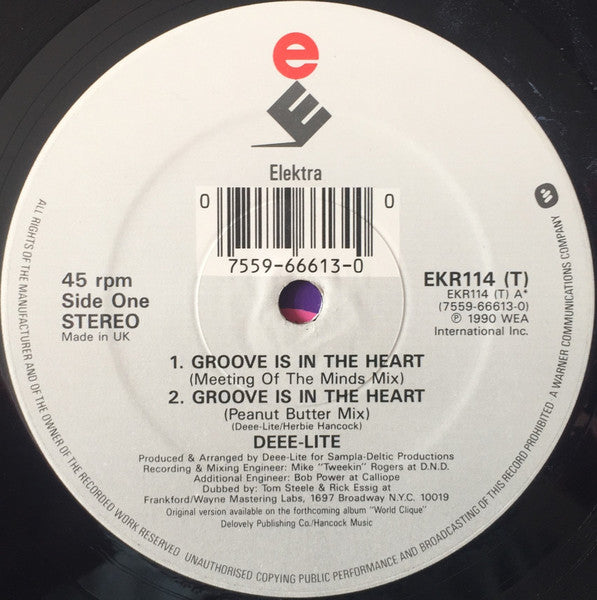 Deee-Lite : Groove Is In The Heart (12")