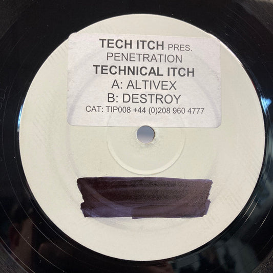Technical Itch : Altivex / Destroy (12", W/Lbl)
