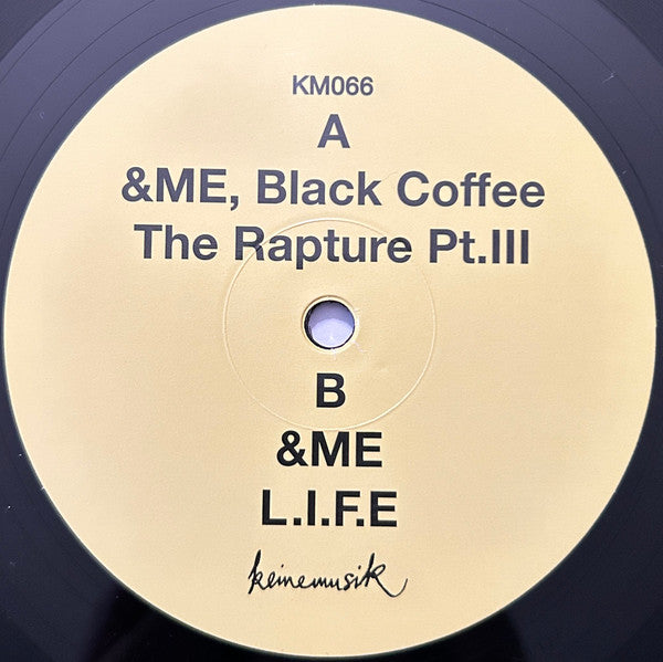 &Me, Black Coffee* : The Rapture Pt. III (12")