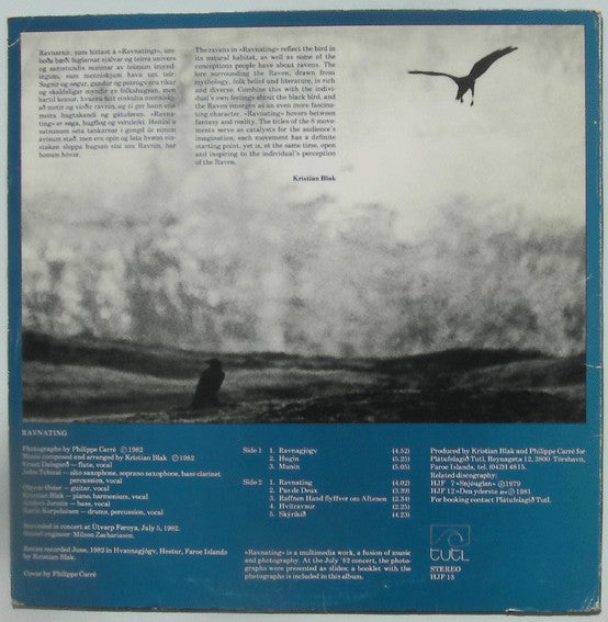 Kristian Blak : Ravnating (LP, Album)