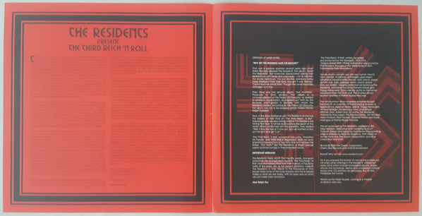 The Residents : The Third Reich 'N Roll (2xLP, Album, RE, RM)