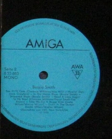 Bessie Smith : Bessie Smith (LP, Comp, Mono, RP, Sei)
