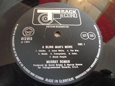 Murray Roman : A Blind Man's Movie (LP)