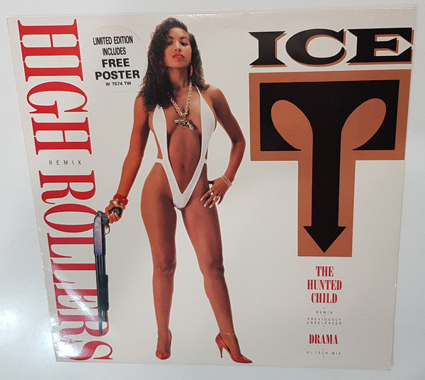 Ice-T : High Rollers (Remix) (12", Ltd)