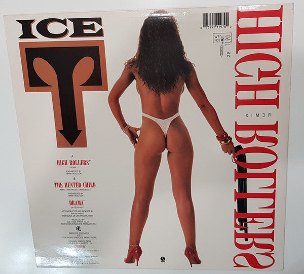 Ice-T : High Rollers (Remix) (12", Ltd)
