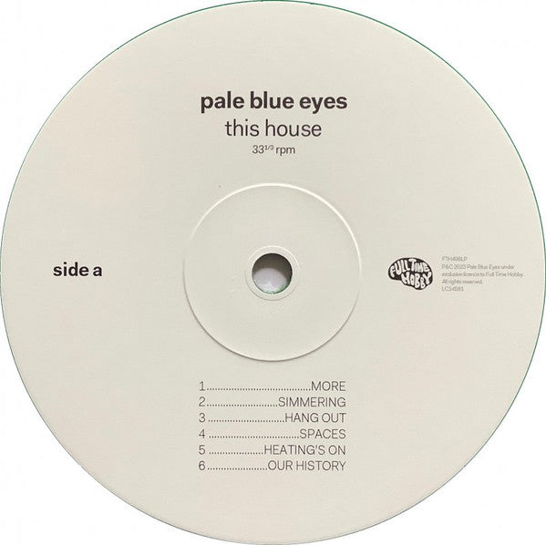 Pale Blue Eyes (2) : This House (LP, Album, Ltd, Gre)