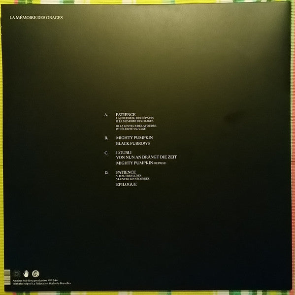 Ogives : La Mémoire Des Orages (2xLP, Gat)
