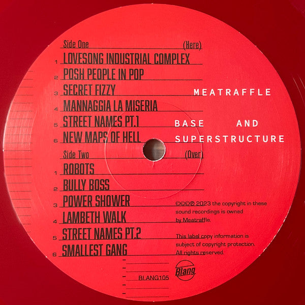 Meatraffle : Base And Superstructure (LP, Album, Ltd, Red)