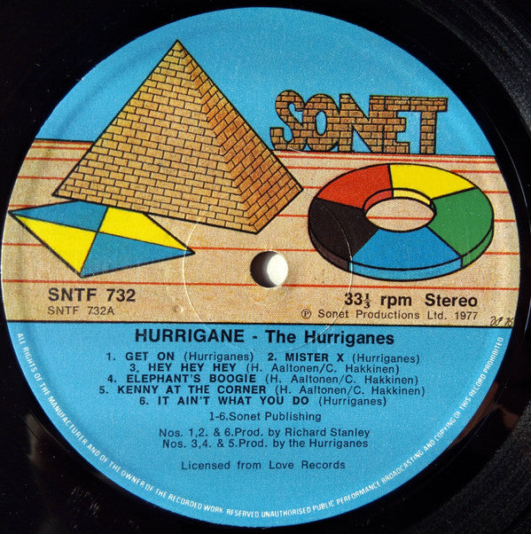 Hurriganes : Hurrigane By The Hurriganes (LP, Comp)