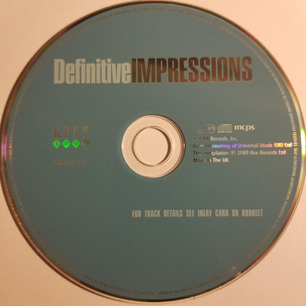 The Impressions : Definitive Impressions (CD, Comp, RE)