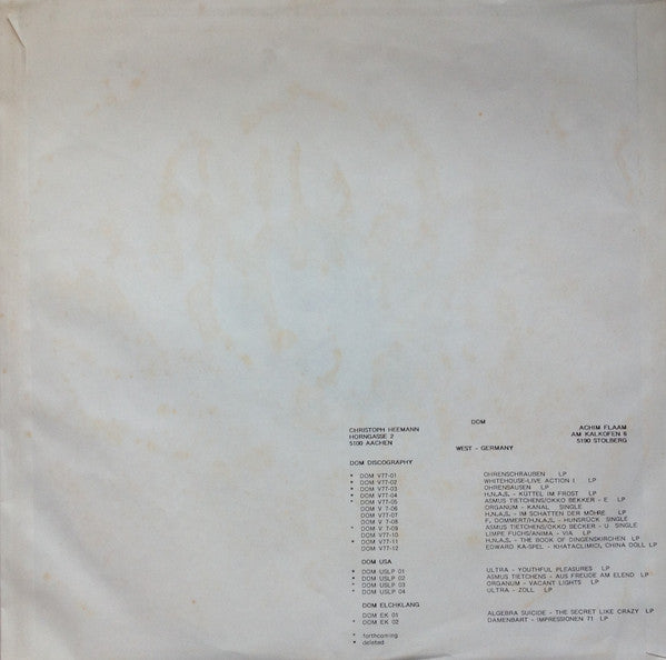 Edward Ka-Spel : Khataclimici China Doll (LP, Album, Cle)