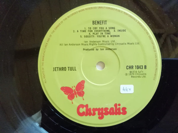 Jethro Tull : Benefit (LP, Album, RE, Gre)