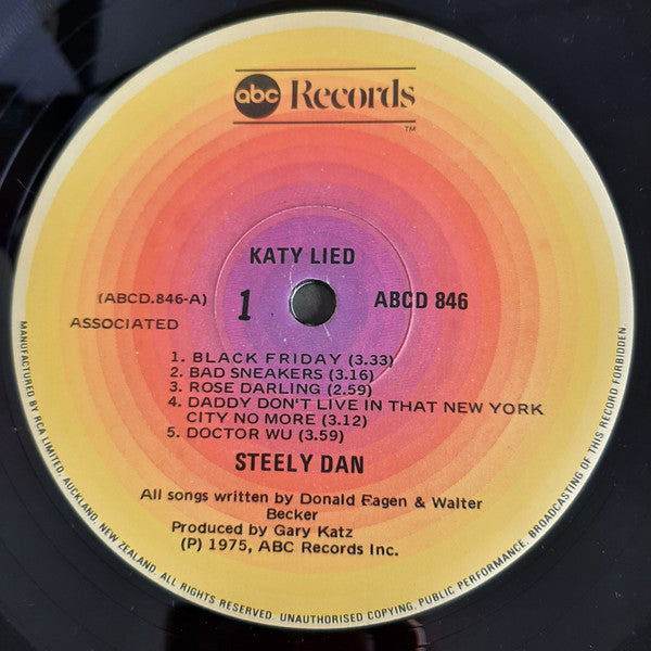 Steely Dan : Katy Lied (LP, Album, RE)