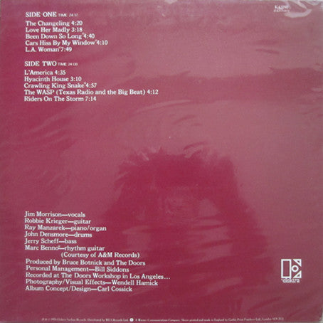 The Doors : L.A. Woman (LP, Album, RE)